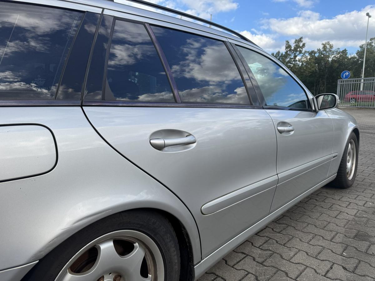 Mercedes E Klasse S211 original T&uuml;r hinten rechts 744 Brillantsilber T-Modell Bj.2005
